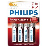 Baterie Philips Power Alkaline AA 1,5V alkalická 4 kusy