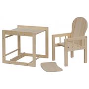 Jídelní dřevěná židlička Scarlett ECO přírodní