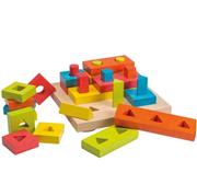 Jouéco dřevěná skládačka puzzle 28ks