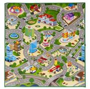 Scarlett dětský kobereček City-mapa 120x100 cm