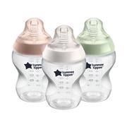 Tommee Tippee CTN kojenecká láhev anti-colic 260 ml 0m+ mix barev 3 ks