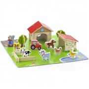 Viga dřevěné 3D puzzle Farma