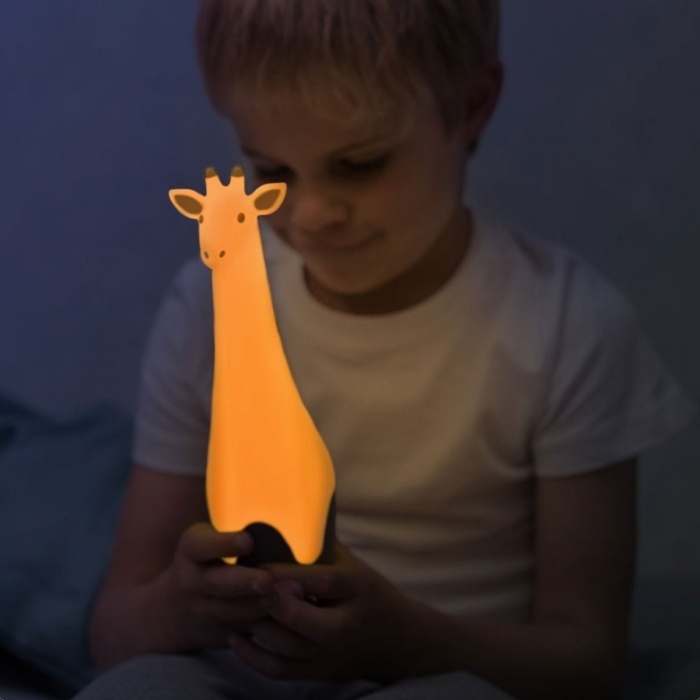 ZAZU Žirafa GINA šedá - svítilna s nočním světlem