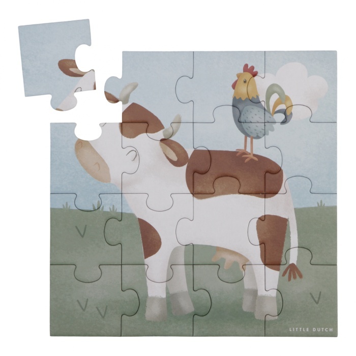 Tiamo Little Dutch Puzzle 4v1 Farma