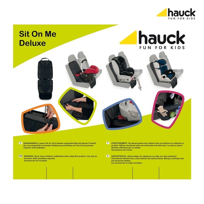 Hauck Sit on me Deluxe chránič autosedadla - detail